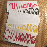 CHAMORRO PALMS VINYL DECALS