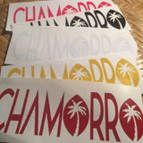 CHAMORRO PALMS VINYL DECALS