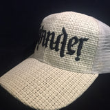 Islander White Weave Snapback