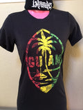 Chamorro Rasta Floral Baby Tee