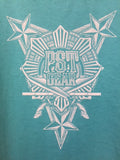 HI FLORAL Teal V Necks
