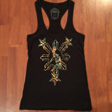 3 Stars and Sun Floral Philippines Racer Back Tank
