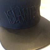 PACIFIC ISLANDERS BLACK on BLACK Leather Brim