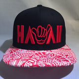 Hawaii shaka tribal red