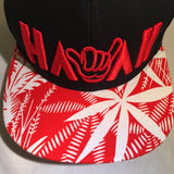 Hawaii shaka palm red