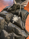 3 Stars and Sun Sleeveless Hooded Jackets