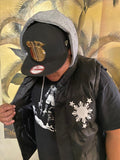 3 Stars and Sun Sleeveless Hooded Jackets