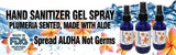 Hand Sanitizer, 2oz gel spray, Plumeria scented