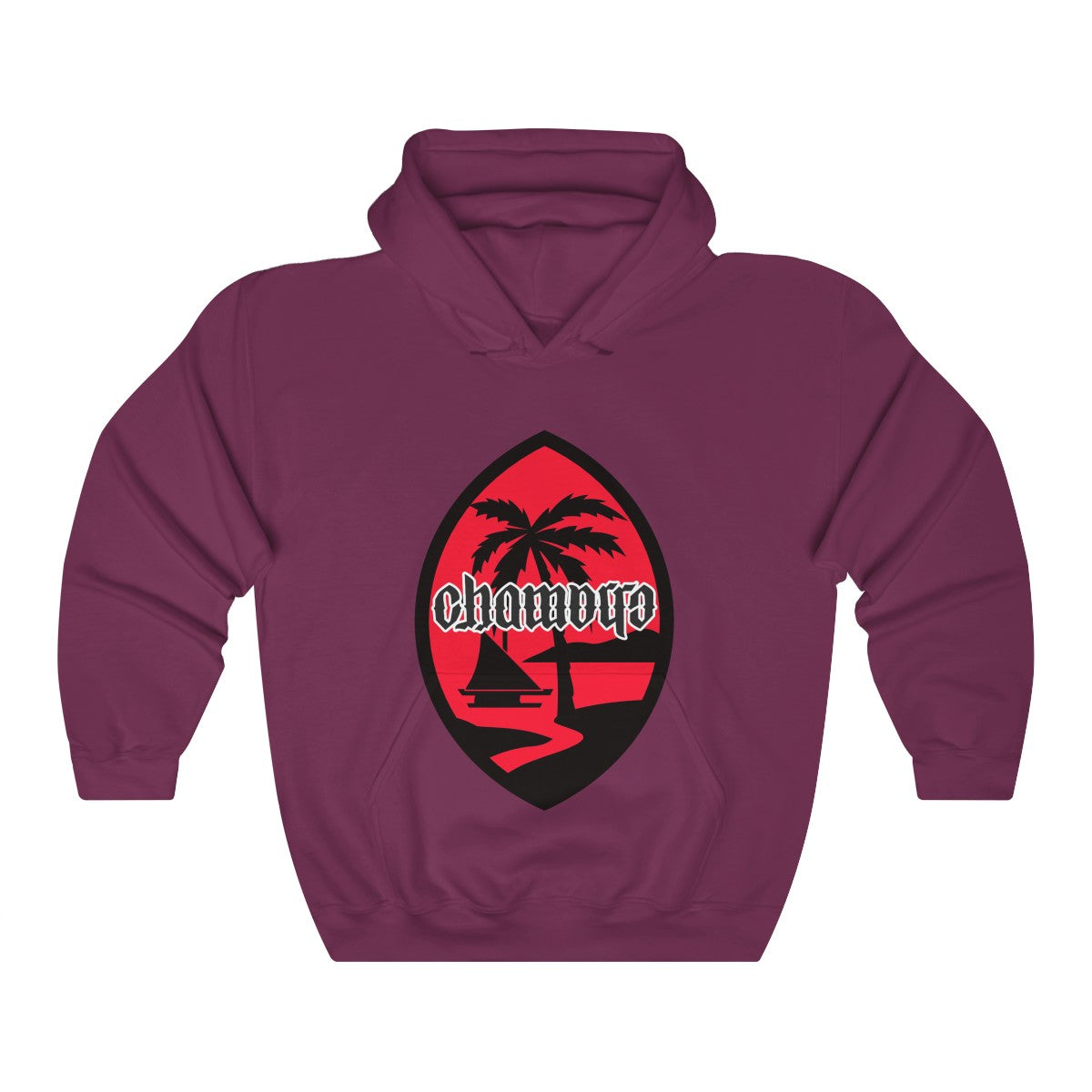 Chamorro 2020 Red Unisex Heavy Blend™ Hooded Sweatshirt