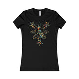 Philippines 3 Stars and Sun Womens Floral Tee