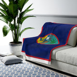 Guam Flag Velveteen Plush Blanket