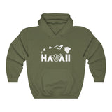 Hawaii Shaka Unisex Heavy Blend™ Hooded Sweatshirt