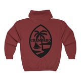 Chamorro Palms Zip Up Hooded Sweatshirt