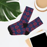 Hawaii Fresh Blue & Red Socks