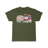 Old School Rice Candy Men's Short Sleeve Tee (White Font)