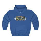 Guam Floral Hoodies Dark Colors.