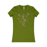 Philippines 3 Stars and Sun Womens Floral Tee