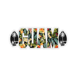 Guam Seal Floral Decal