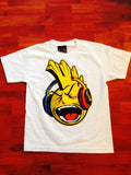 Pnoize white youth tee