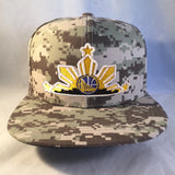 A WARRIORS DIGI CAMO BROWN 3 STARS AND SUN