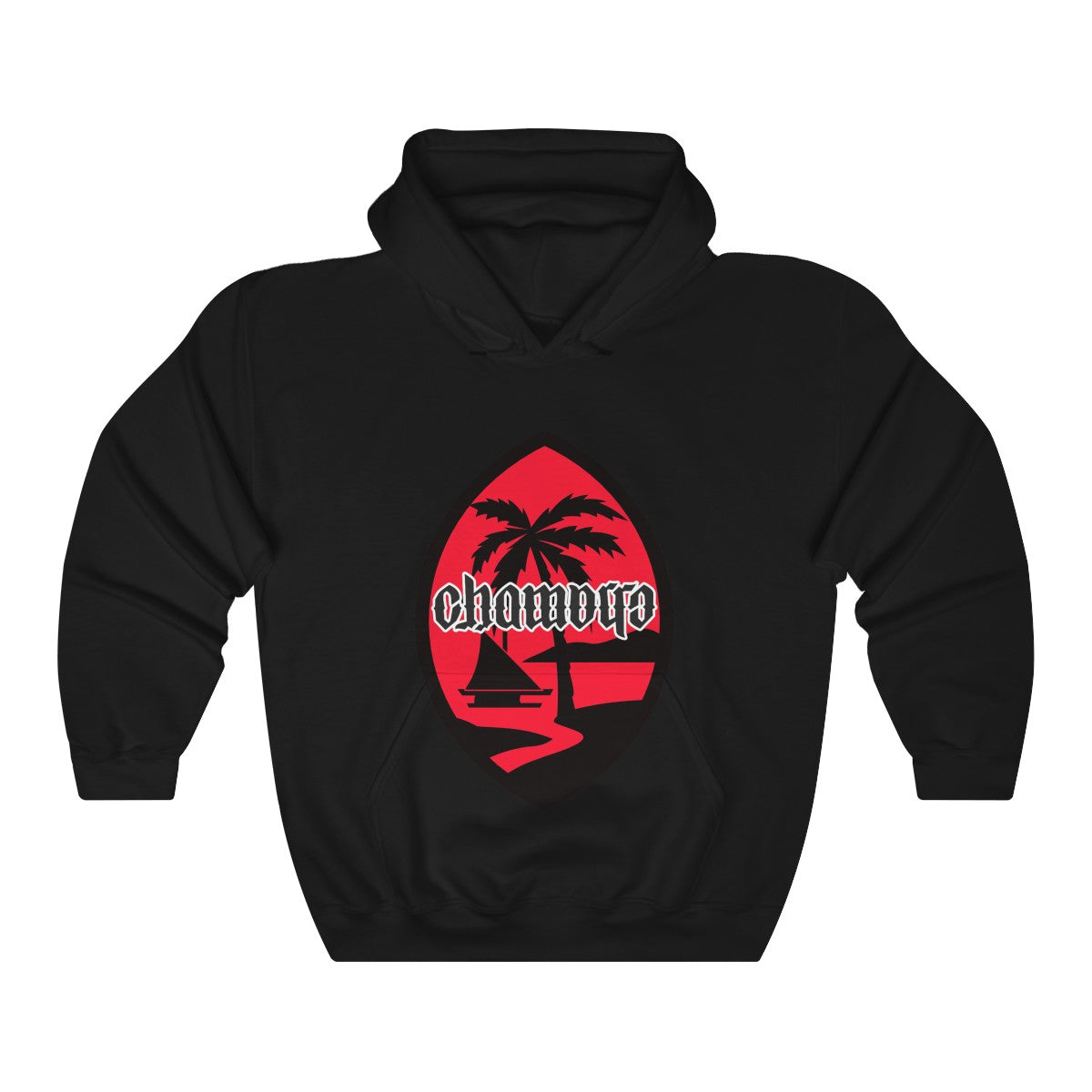 Chamorro 2020 Red Unisex Heavy Blend™ Hooded Sweatshirt