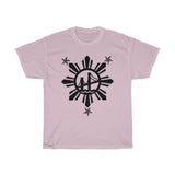 3 Stars and Sun Bridge Unisex Heavy Cotton Tee