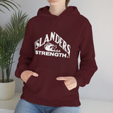 Islanders Strength White Unisex Heavy Blend™ Hooded Sweatshirt