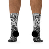 Hawaii Shield Leaf Socks