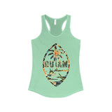 Guam Floral Racerback Tank