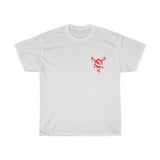 EZ MIL EMBLEM RED Unisex Heavy Cotton Tee