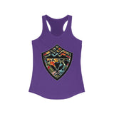 Hawaii Floral Shield Women's Ideal Racerback Tank