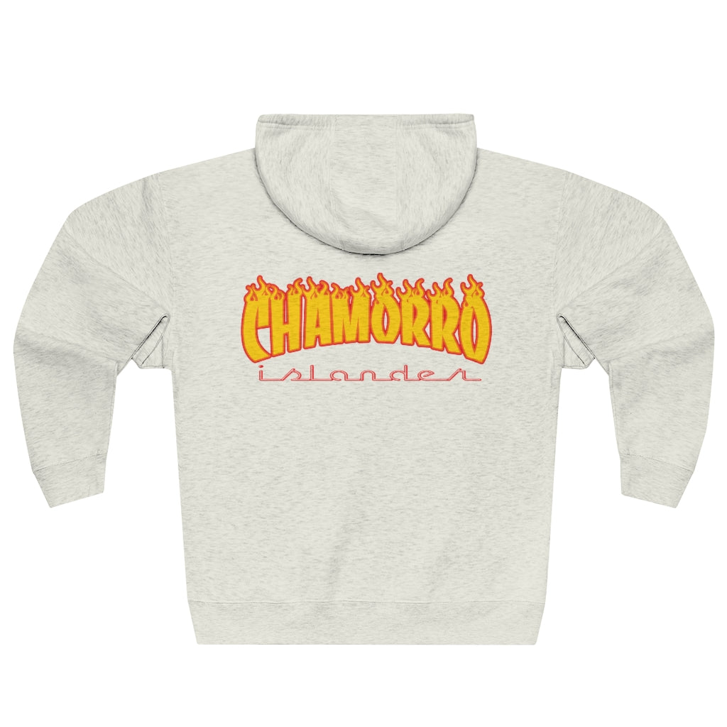 Chamorro Fire Unisex Premium Full Zip Hoodie