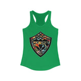 Hawaii Floral Shield Women's Ideal Racerback Tank