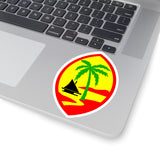 Guam Rasta Palm Decal