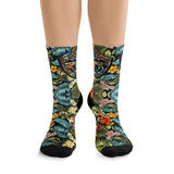 Hawaii Shield Floral Socks