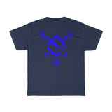 EZ MIL EMBLEM BLUE Unisex Heavy Cotton Tee