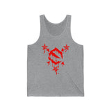 EZ MIL Drip Red Emblem Unisex Jersey Tank