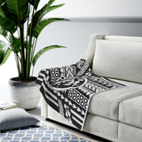 Hawaii Kanaka Tribal Velveteen Plush Blanket