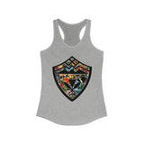 Hawaii Floral Shield Women's Ideal Racerback Tank