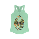 Floral Guam Tank womens Racerback