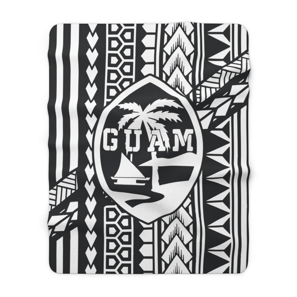 Guam Tribal Thick Fleece Blanket