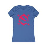 EZ MIL Womens Red Emblem Tee