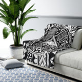 Samoa Shield Tribal  Blanket