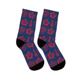 Hawaii Fresh Blue & Red Socks
