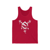 EZ MIL Drip White Emblem Unisex Jersey Tank