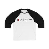 Hawaiian Kanaka Unisex 3/4 Sleeve Baseball Tee