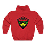 Hawaii Kanaka Rasta Shield Hoodie