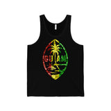 Floral Guam Rasta Tank Top