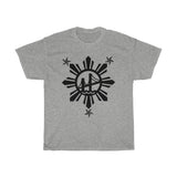 3 Stars and Sun Bridge Unisex Heavy Cotton Tee