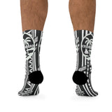 Chamorro Palm Tribal Socks